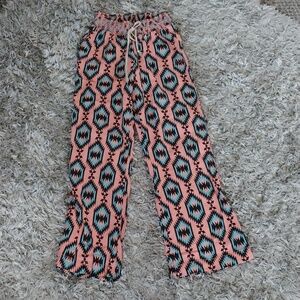 Kiss & Cry Multicolor Linen Pants.